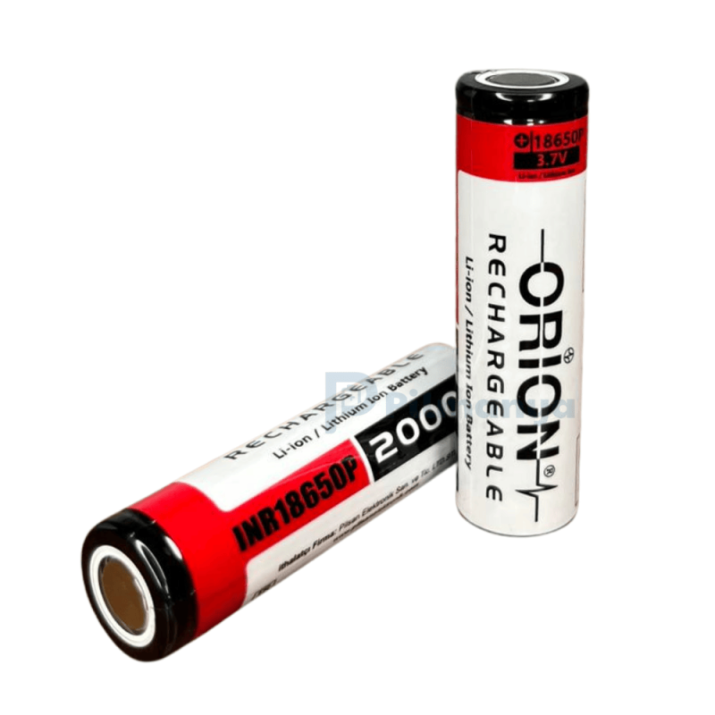 18650 Orion 2000 mAh 3.7v 15C Şarjlı Lityum İyon Pil