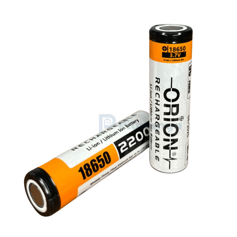 18650 Orion 2200 mAh 3.7v 5C Şarjlı Lityum İyon Pil