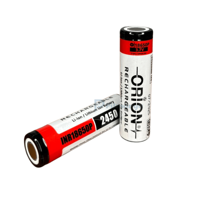 18650 Orion 2450 mAh 3.7v 12C Şarjlı Lityum İyon Pil